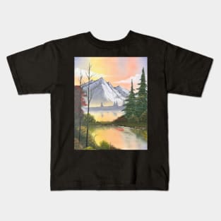 Sunset Mountain Kids T-Shirt